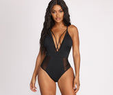 Maillot de bain une pièce noir Made For Sunny Dayz